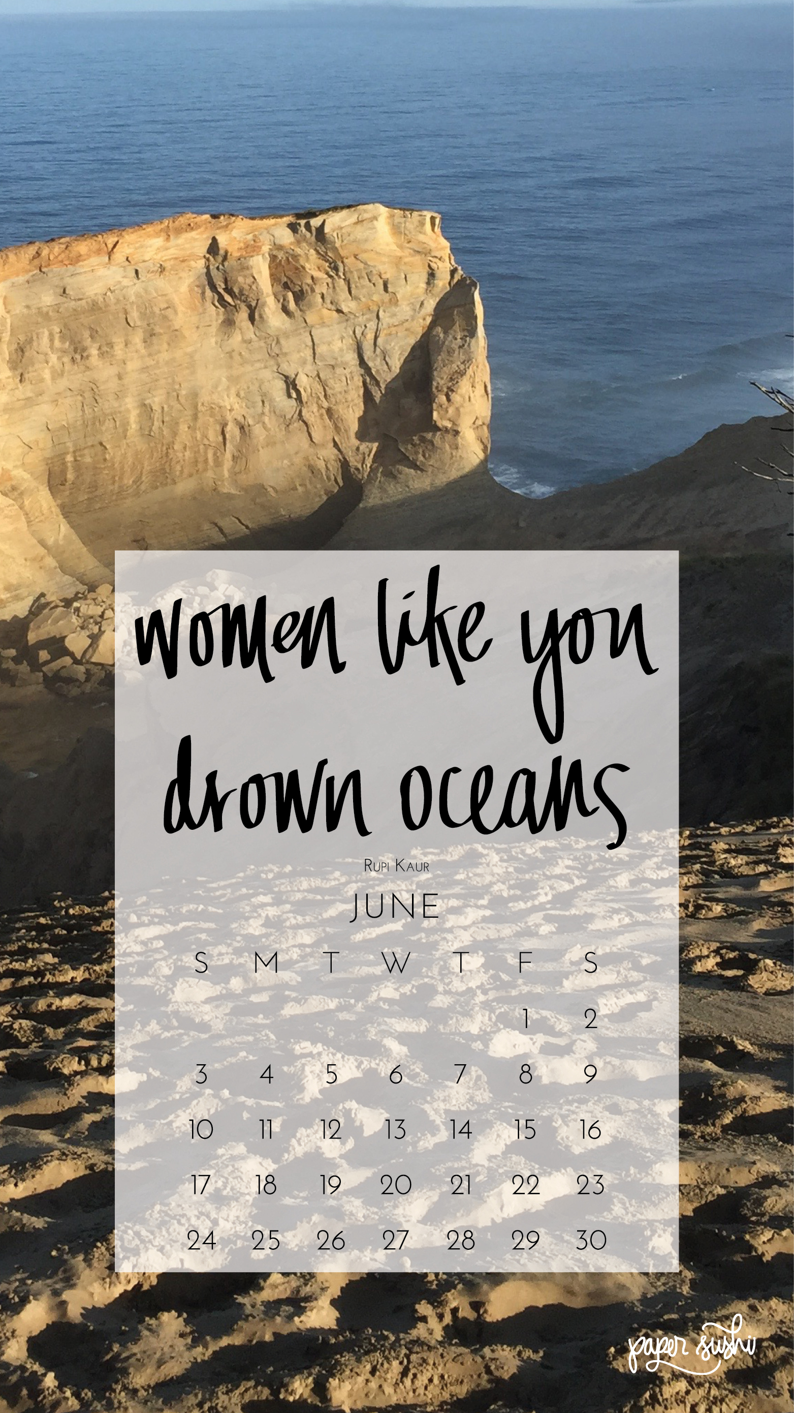 June 2018 iPhone Wallpaper - PaperSushi June 2018 iPhone Wallpaper - PaperSushi